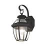 5_Monterey 12 1/2 "High Black Outdoor Wall Light more views