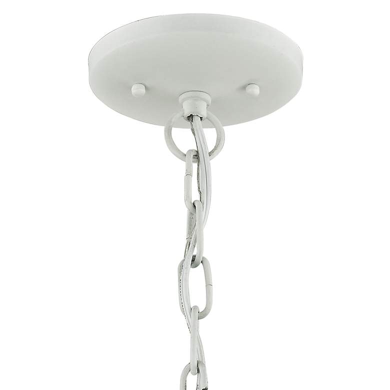 Image 3 Monterey 12 3/4" High White Lantern Outdoor Hanging Light more views