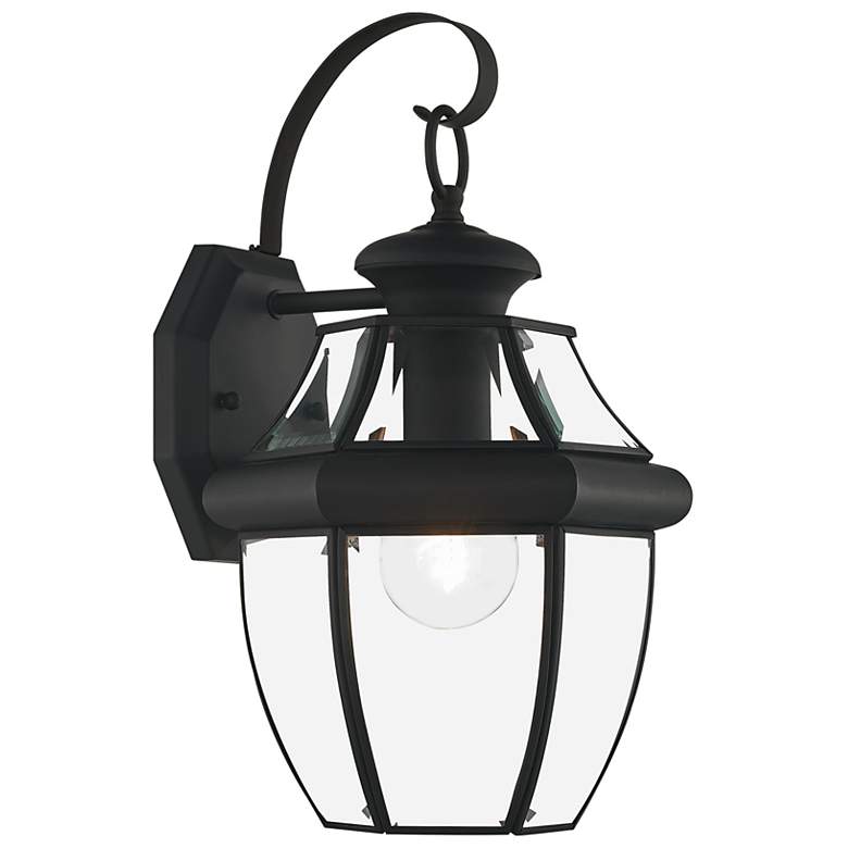 Image 2 Monterey 13-in H Black Medium Base (E-26) Outdoor Wall Light