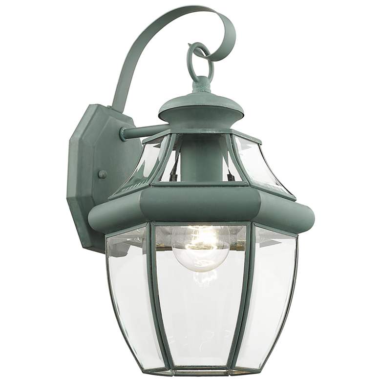Image 1 Monterey 13-in H Verdigris Medium Base (E-26) Outdoor Wall Light