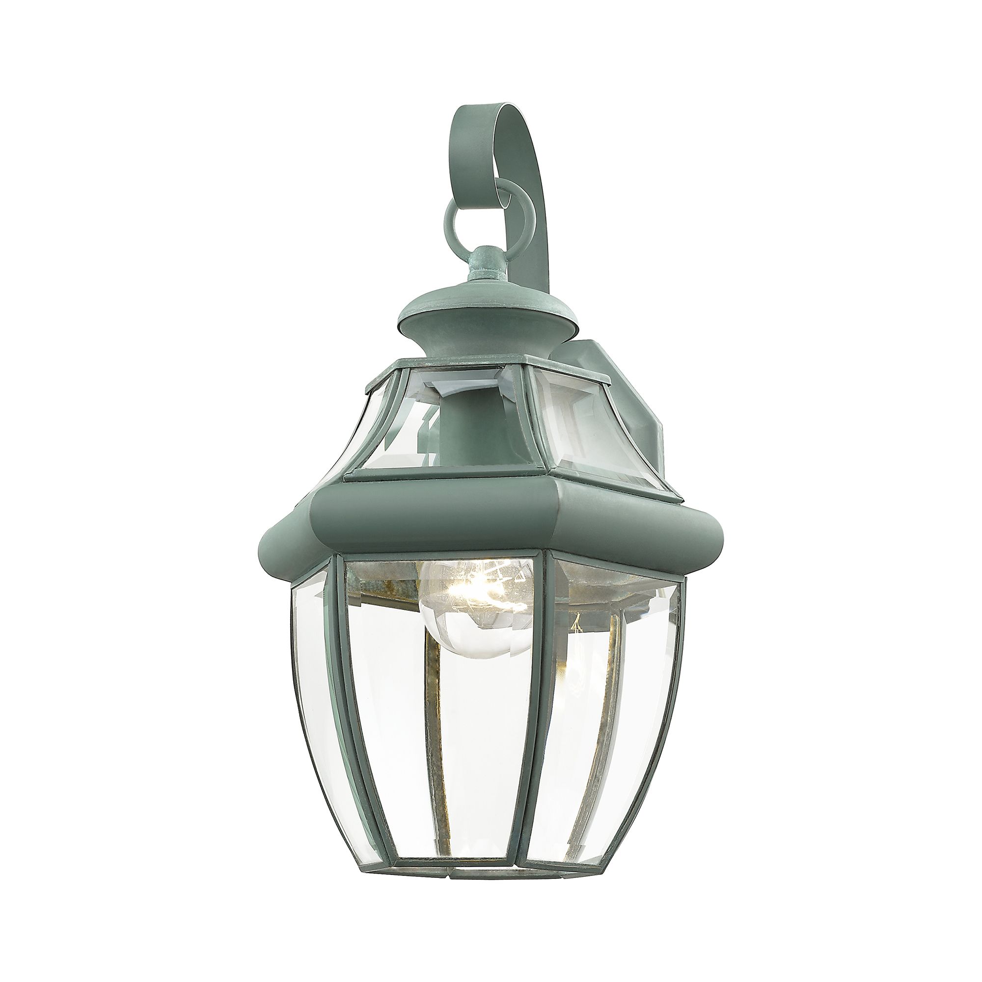 Monterey 13-in H Verdigris Medium Base (E-26) Outdoor Wall Light