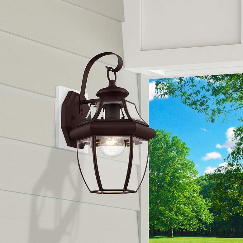 Image 3 Monterey 13" High Bronze Outdoor Wall Light more views