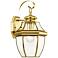 Monterey 13" High Polished Brass Outdoor Wall Light