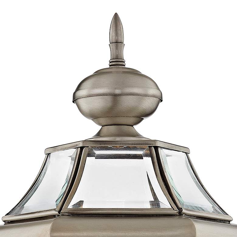Image 4 Monterey 16 1/2" High Brushed Nickel Outdoor Post Light more views