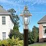 6_Monterey 16 1/2" High Brushed Nickel Outdoor Post Light more views