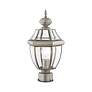 7_Monterey 16 1/2" High Brushed Nickel Outdoor Post Light more views