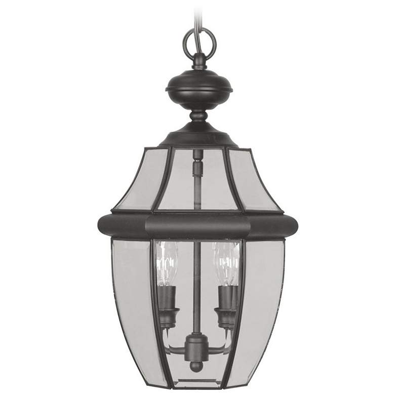 Image 1 Monterey 19-in Black Outdoor Pendant Light