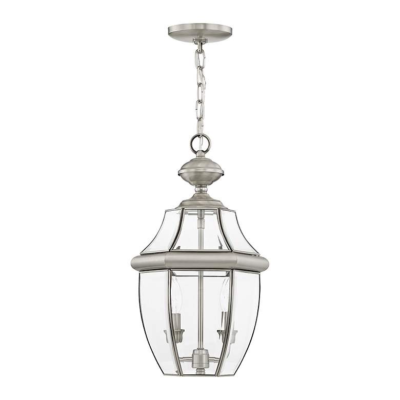 Image 3 Monterey 19-in Brushed Nickel Outdoor Pendant Light more views