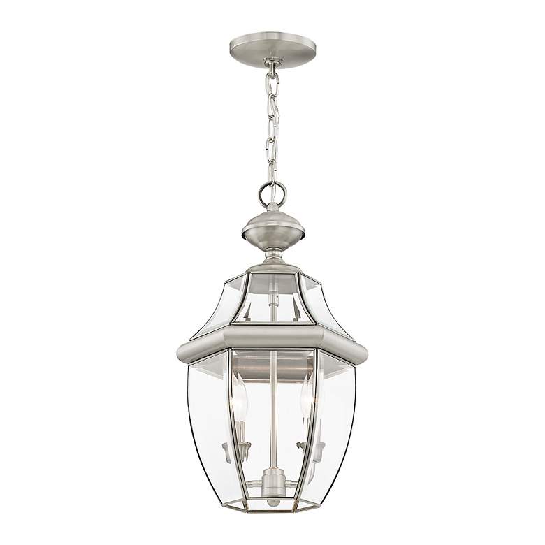 Image 5 Monterey 19-in Brushed Nickel Outdoor Pendant Light more views