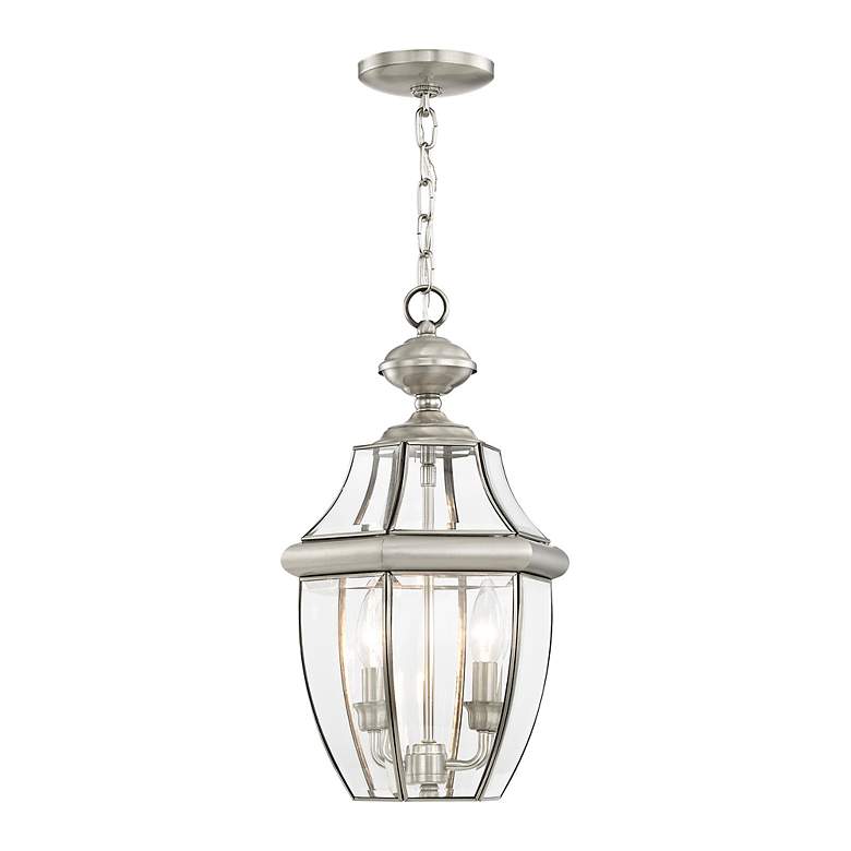 Image 7 Monterey 19-in Brushed Nickel Outdoor Pendant Light more views