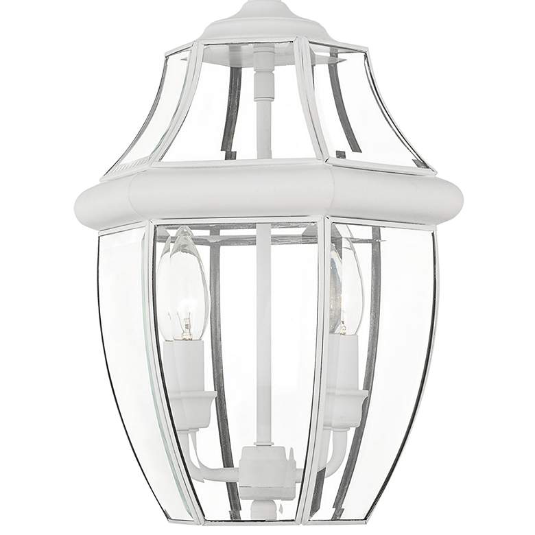 Image 2 Monterey 19" High White Lantern Outdoor Hanging Light more views