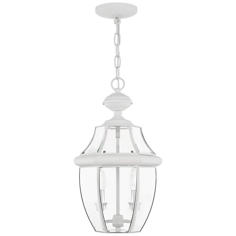 Image 4 Monterey 19" High White Lantern Outdoor Hanging Light more views