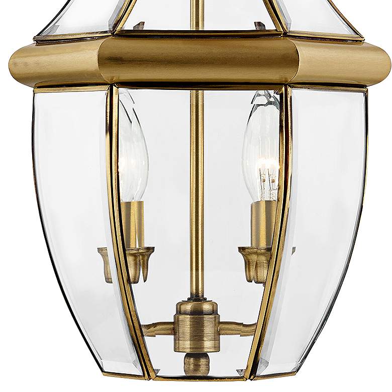 Image 4 Monterey 19"H Antique Brass 2-Light Outdoor Hanging Light more views