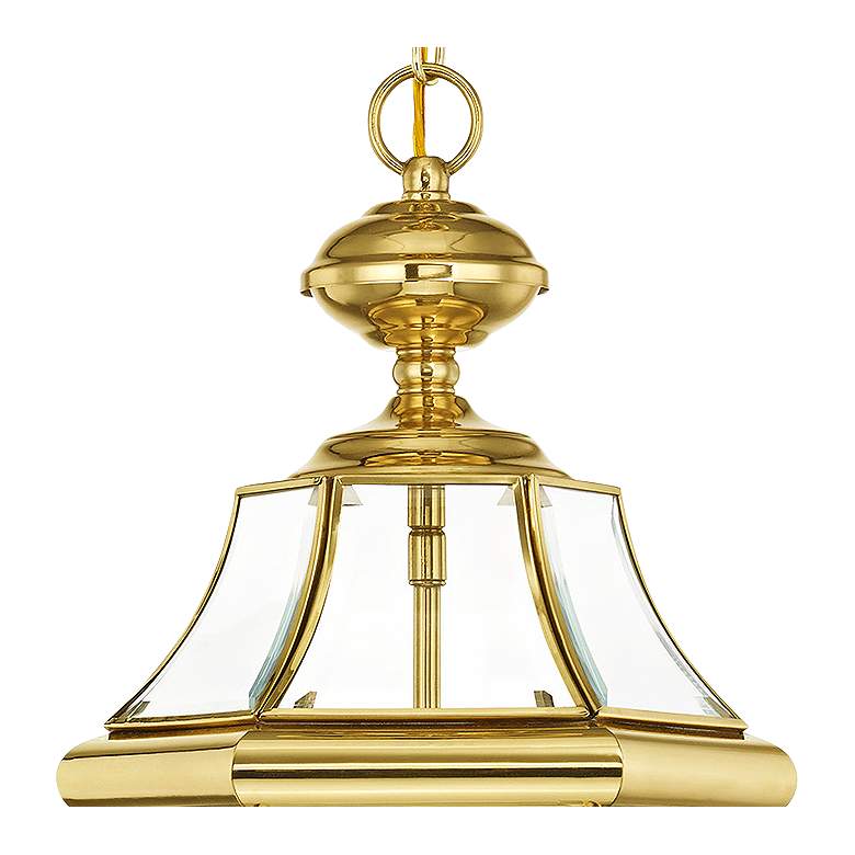 Image 4 Monterey 19"H Polished Brass 2-Light Outdoor Hanging Light more views
