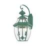 5_Monterey 20.25-in H Verdigris Candelabra Base (E-12) Outdoor Wall Light more views