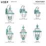 6_Monterey 20.25-in H Verdigris Candelabra Base (E-12) Outdoor Wall Light more views