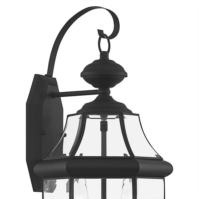 Image 5 Monterey 20 1/4" High 2-Light Black Outdoor Wall Light more views