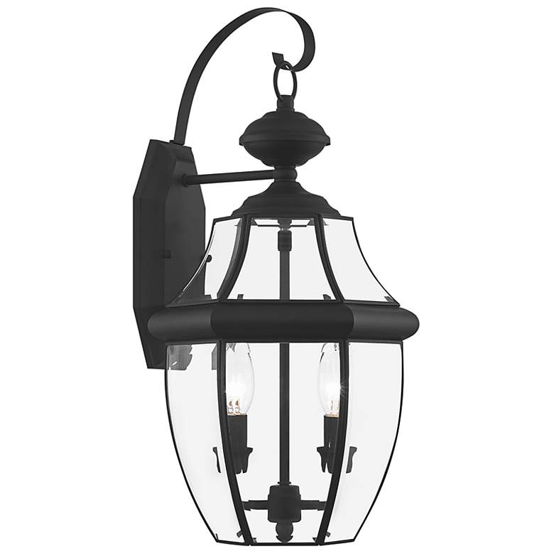 Image 6 Monterey 20 1/4" High 2-Light Black Outdoor Wall Light more views