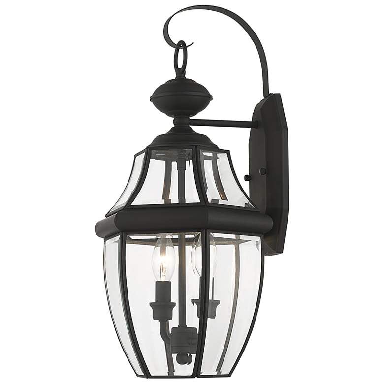 Image 7 Monterey 20 1/4" High 2-Light Black Outdoor Wall Light more views