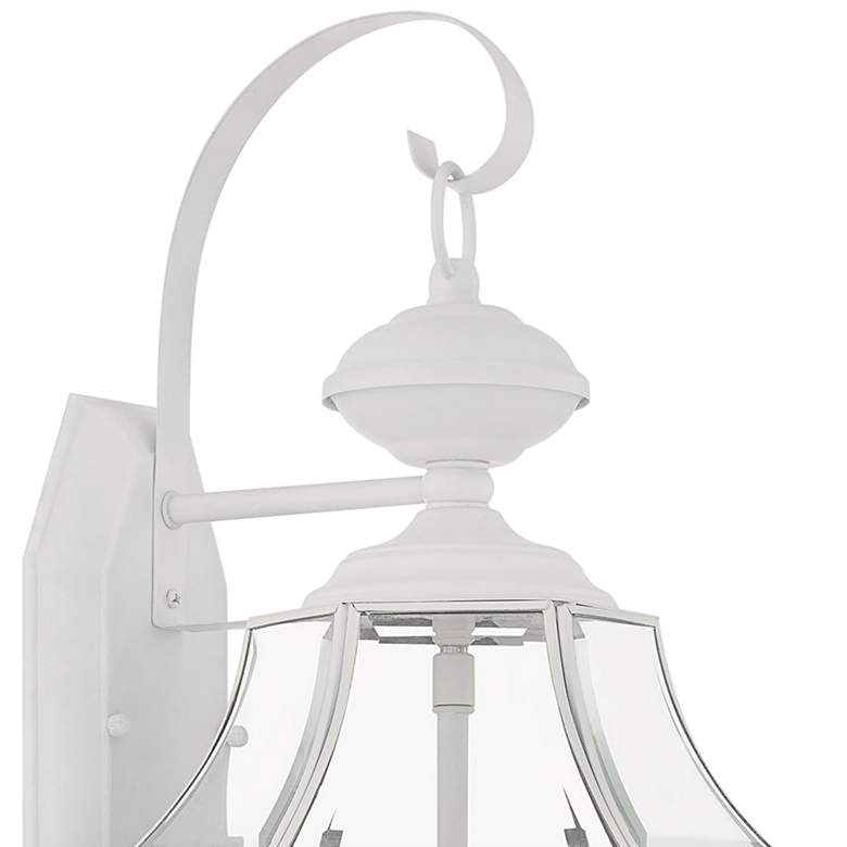 Image 3 Monterey 20 1/4"H White Downward Lantern Outdoor Wall Light more views