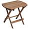 Monterey 20" Wide Natural Wood Outdoor Side Table