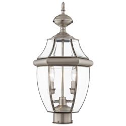 Monterey 21 1/2" High Brushed Nickel Outdoor Post Light