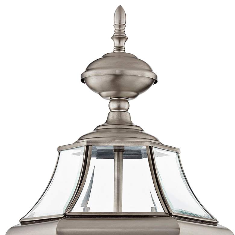 Image 3 Monterey 21 1/2" High Brushed Nickel Outdoor Post Light more views