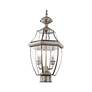 5_Monterey 21 1/2" High Brushed Nickel Outdoor Post Light more views