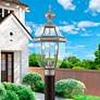 Monterey 21 1/2" High Brushed Nickel Outdoor Post Light