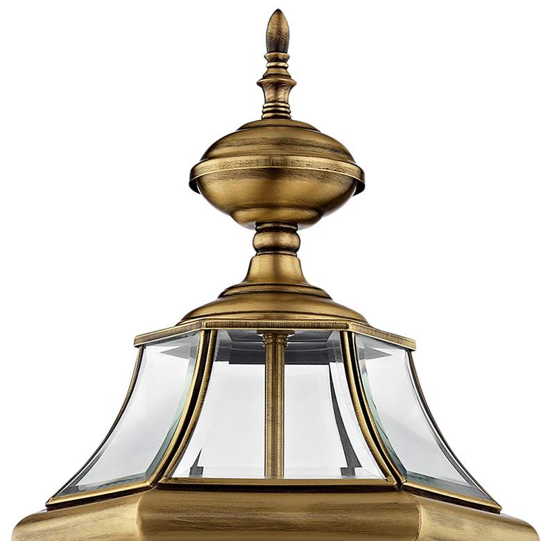 Image 3 Monterey 21 1/2"H Antique Brass 2-Light Outdoor Post Light more views