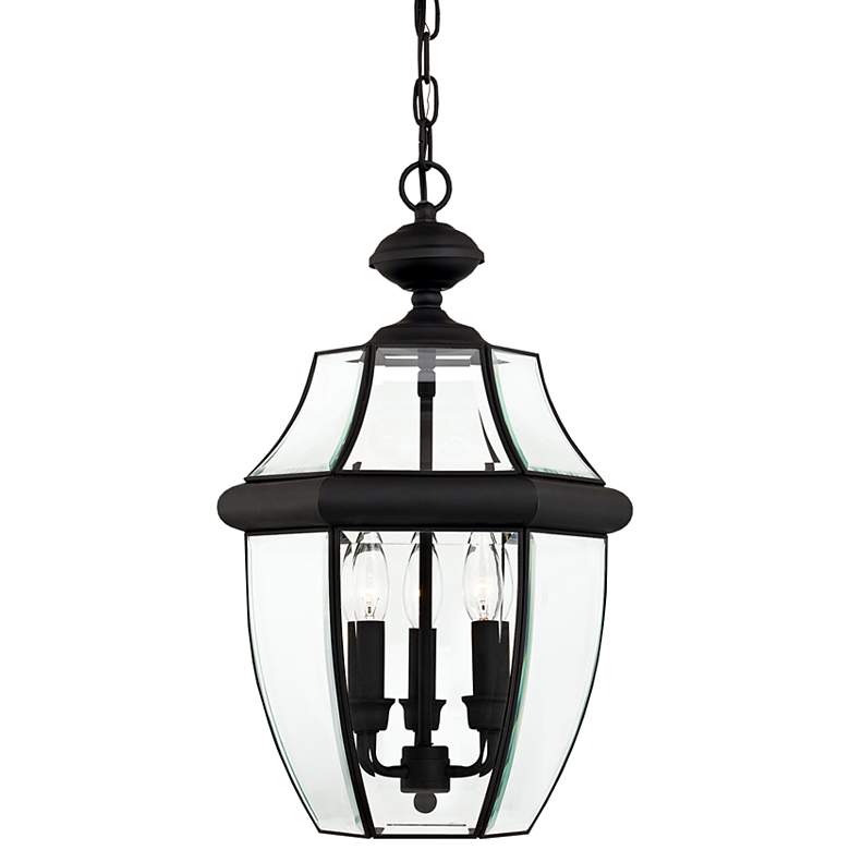 Image 3 Monterey 21" High Black 3-Light Outdoor Hanging Light