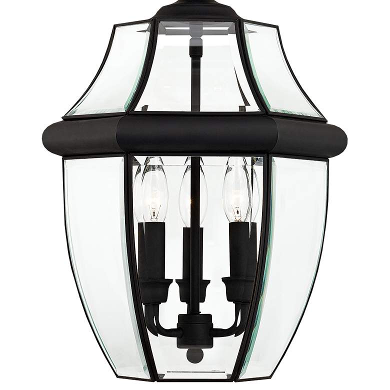 Image 4 Monterey 21" High Black 3-Light Outdoor Hanging Light more views