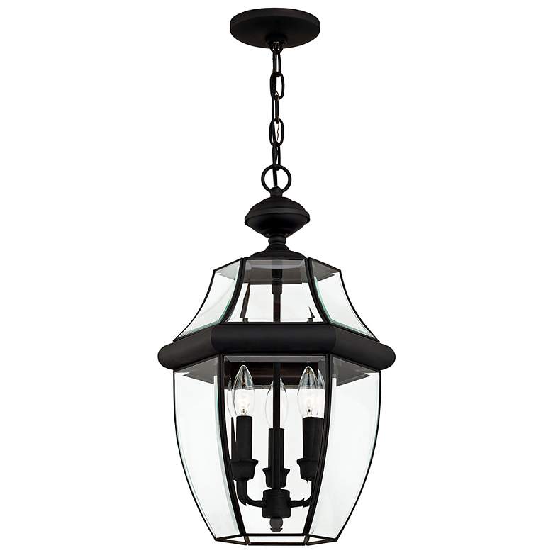 Image 6 Monterey 21" High Black 3-Light Outdoor Hanging Light more views