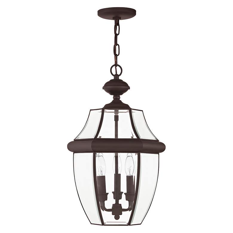 Image 3 Monterey 21" High Bronze 3-Light Outdoor Hanging Light more views