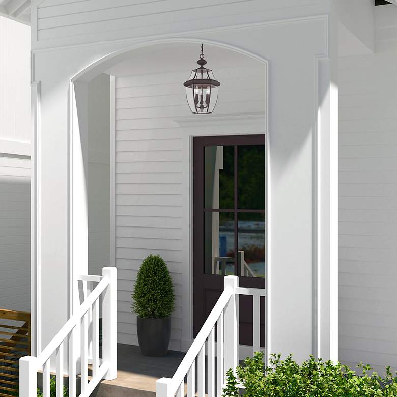 Image 4 Monterey 21" High Bronze 3-Light Outdoor Hanging Light more views