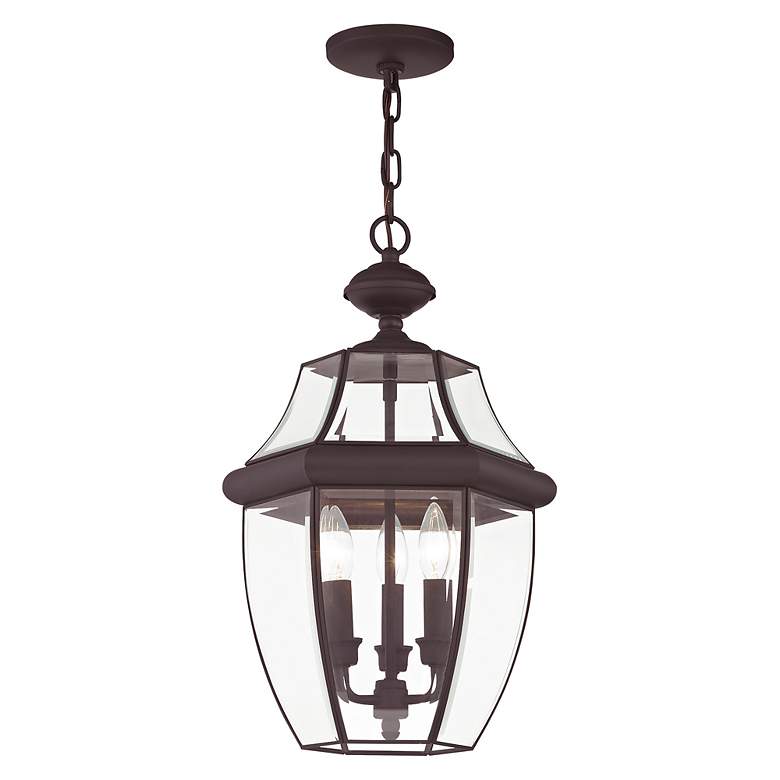 Image 5 Monterey 21" High Bronze 3-Light Outdoor Hanging Light more views
