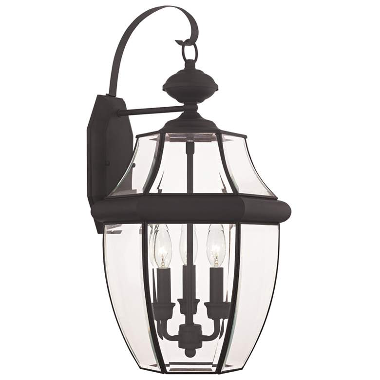 Image 2 Monterey 22.25-in H Bronze Candelabra Base (E-12) Outdoor Wall Light