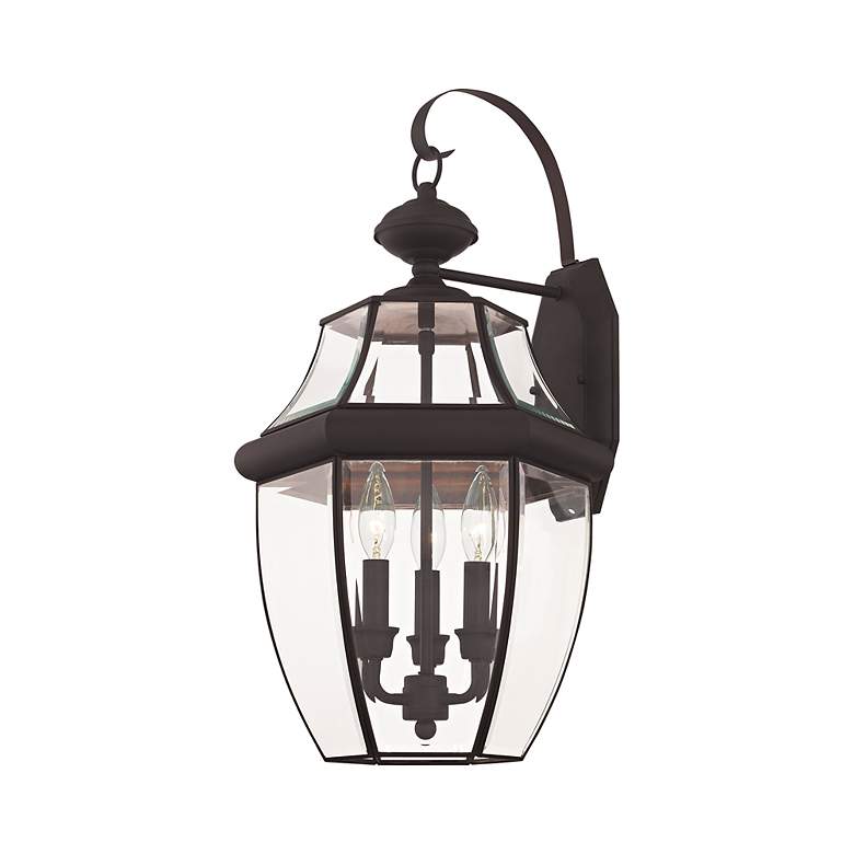 Image 6 Monterey 22.25-in H Bronze Candelabra Base (E-12) Outdoor Wall Light more views