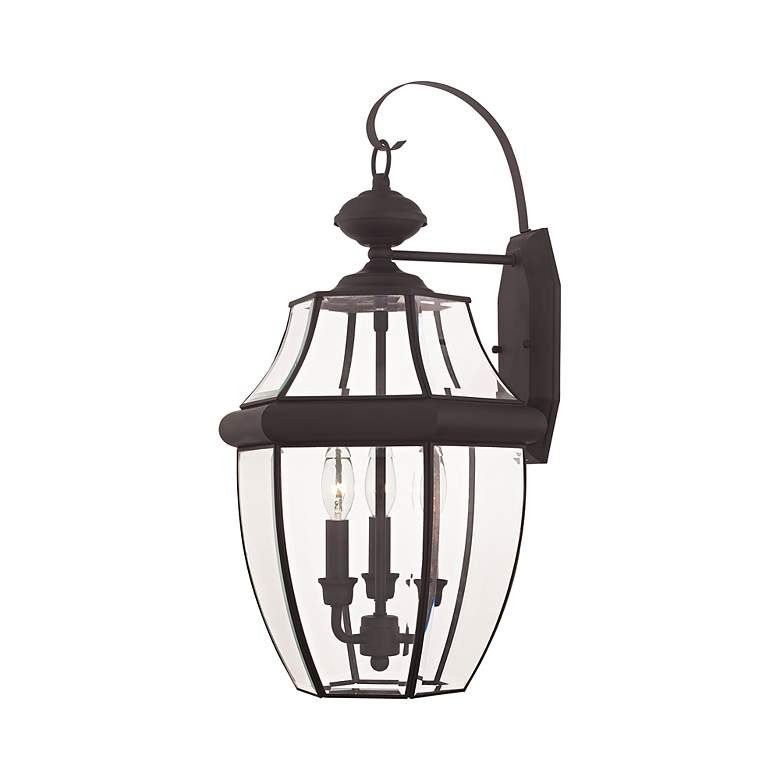 Image 7 Monterey 22.25-in H Bronze Candelabra Base (E-12) Outdoor Wall Light more views