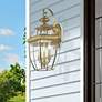 2_Monterey 22 1/2" High Antique Brass Outdoor Wall Light