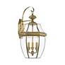 5_Monterey 22 1/2" High Antique Brass Outdoor Wall Light more views