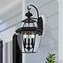 2_Monterey 22 1/2" High Black 3-Light Outdoor Wall Lantern