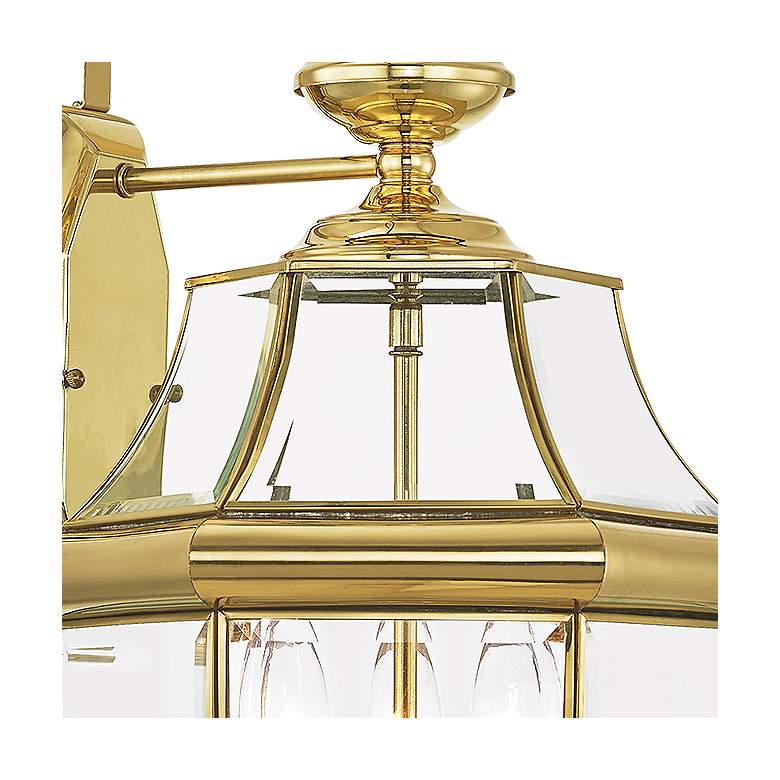 Image 3 Monterey 22 1/2" High Polished Brass Outdoor Wall Light more views