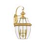 4_Monterey 22 1/2" High Polished Brass Outdoor Wall Light more views