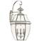 Monterey 22 1/2"H Brushed Nickel 3-Light Outdoor Wall Light