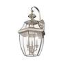 6_Monterey 22 1/2"H Brushed Nickel 3-Light Outdoor Wall Light more views