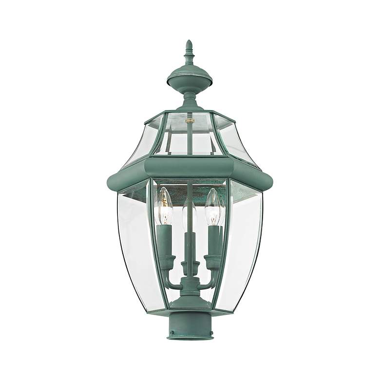 Image 3 Monterey 23.5-in H Verdigris Post Light more views