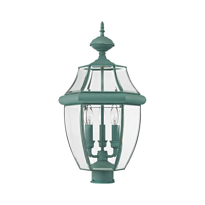 Image 7 Monterey 23.5-in H Verdigris Post Light more views