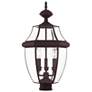 2_Monterey 23 1/2" High Bronze 3-Light Outdoor Post Light