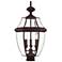 Monterey 23 1/2" High Bronze 3-Light Outdoor Post Light